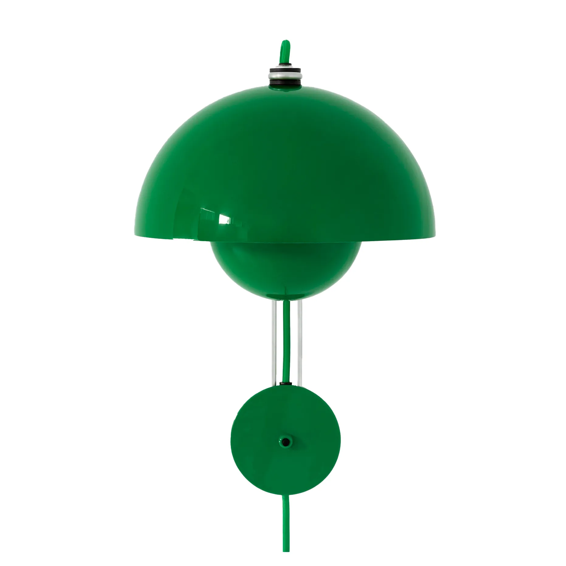 Flowerpot væglampe VP8, Signal green &Tradition