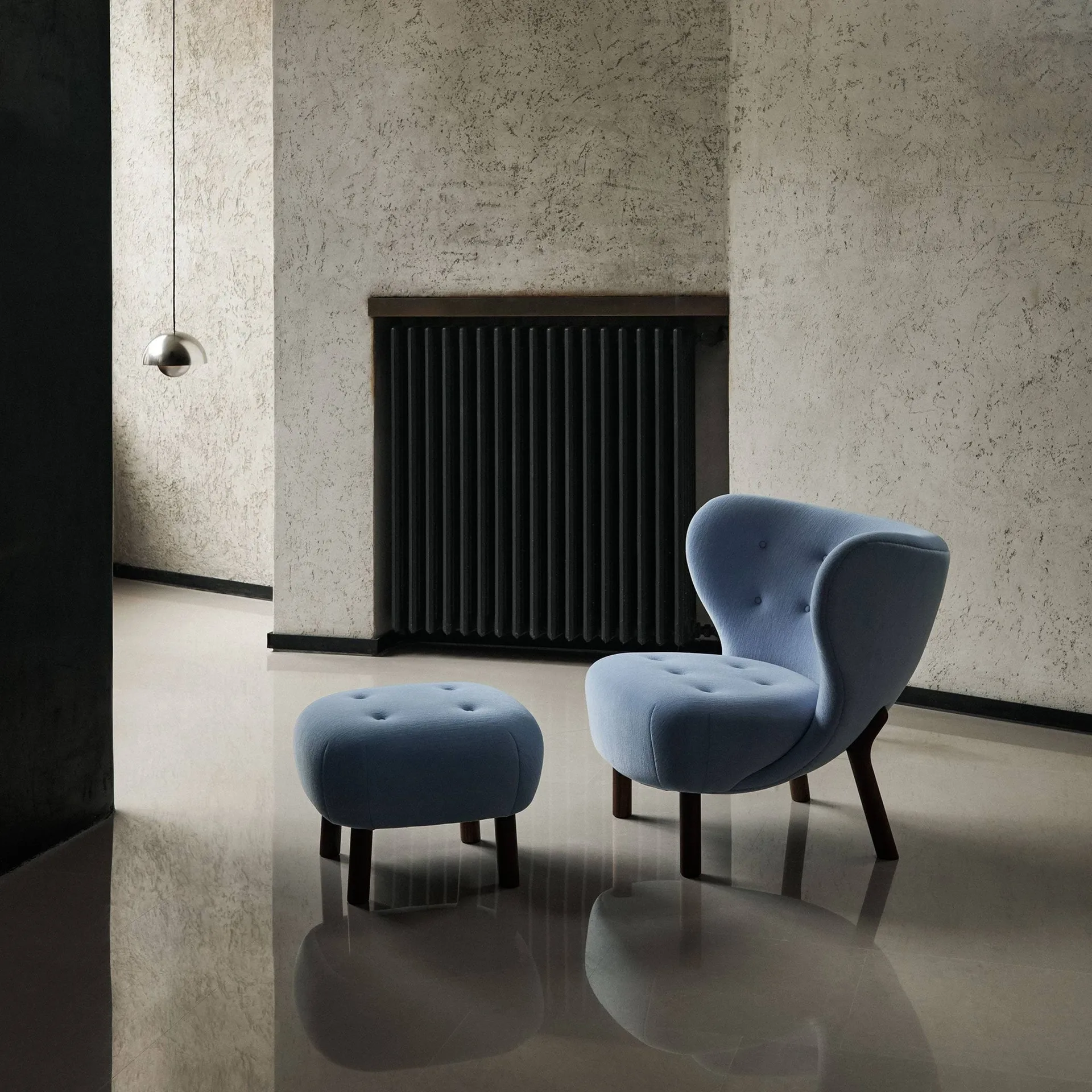Flowerpot VP1 pendel Anniversary Edition, Pewter &Tradition