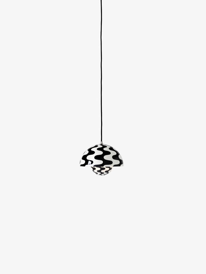 Flowerpot VP1 pendel, Black/White pattern &Tradition