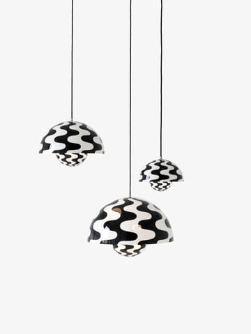 Flowerpot VP1 pendel - Black/White pattern - &Tradition