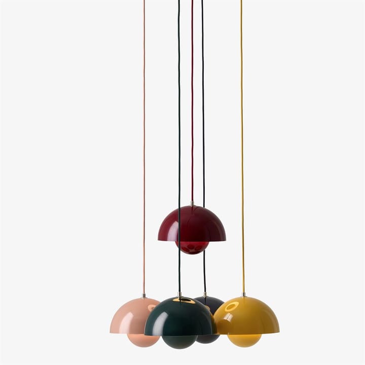 Flowerpot VP1 pendel, grå-beige &Tradition