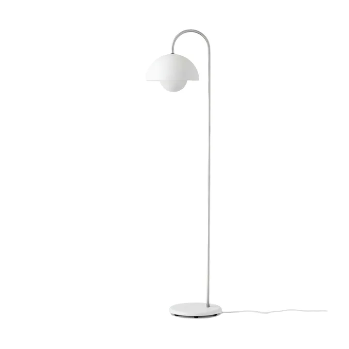 Flowerpot VP12 gulvlampe - Mat hvid - &Tradition