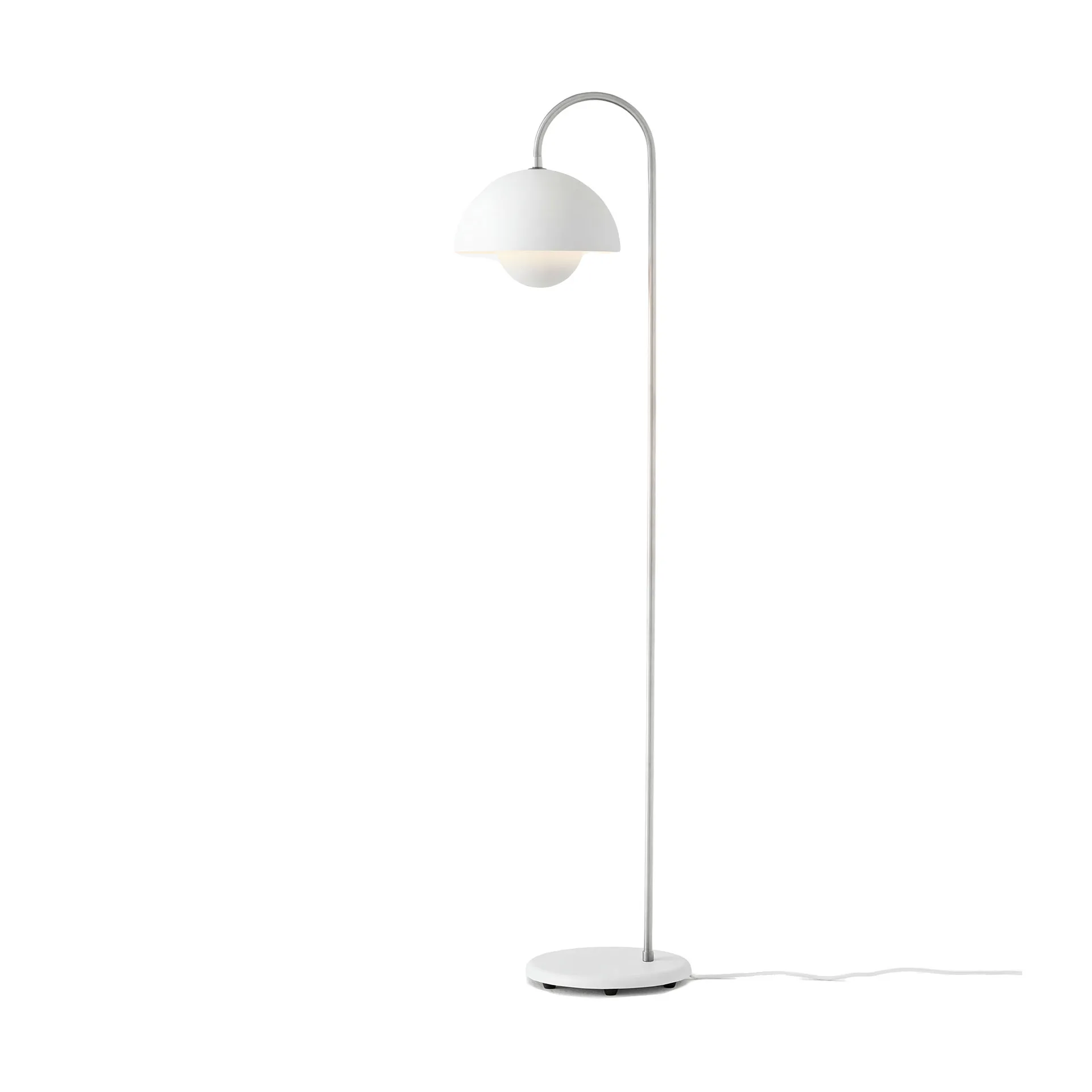 Flowerpot VP12 gulvlampe, Mat hvid &Tradition