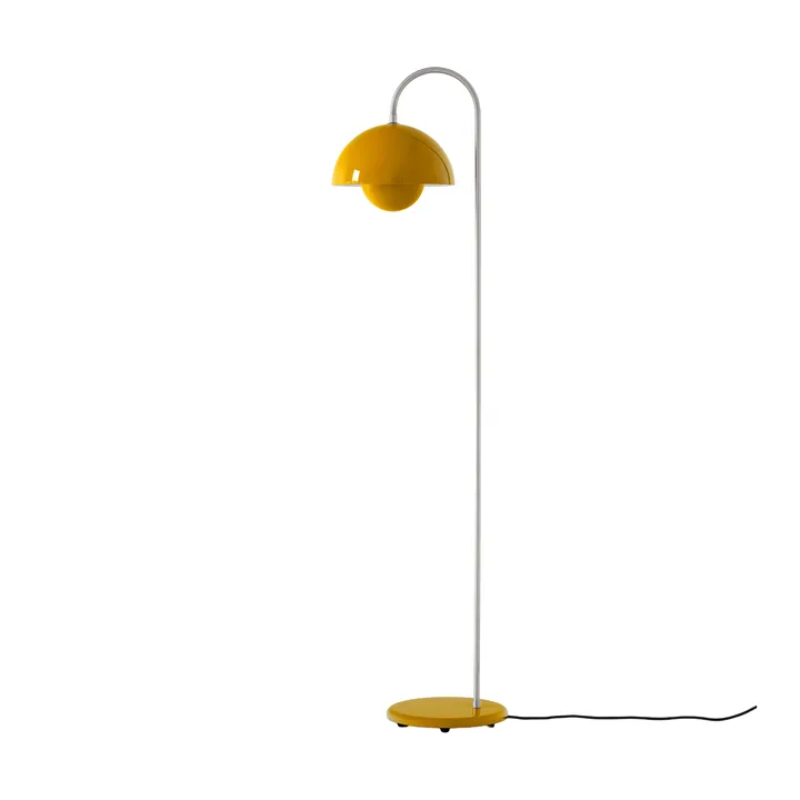 Flowerpot VP12 gulvlampe - Mustard - &Tradition