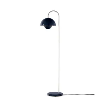 Flowerpot VP12 gulvlampe - Steel blue - &Tradition