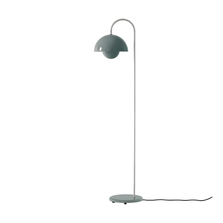 Flowerpot VP12 gulvlampe - Stone blue - &Tradition
