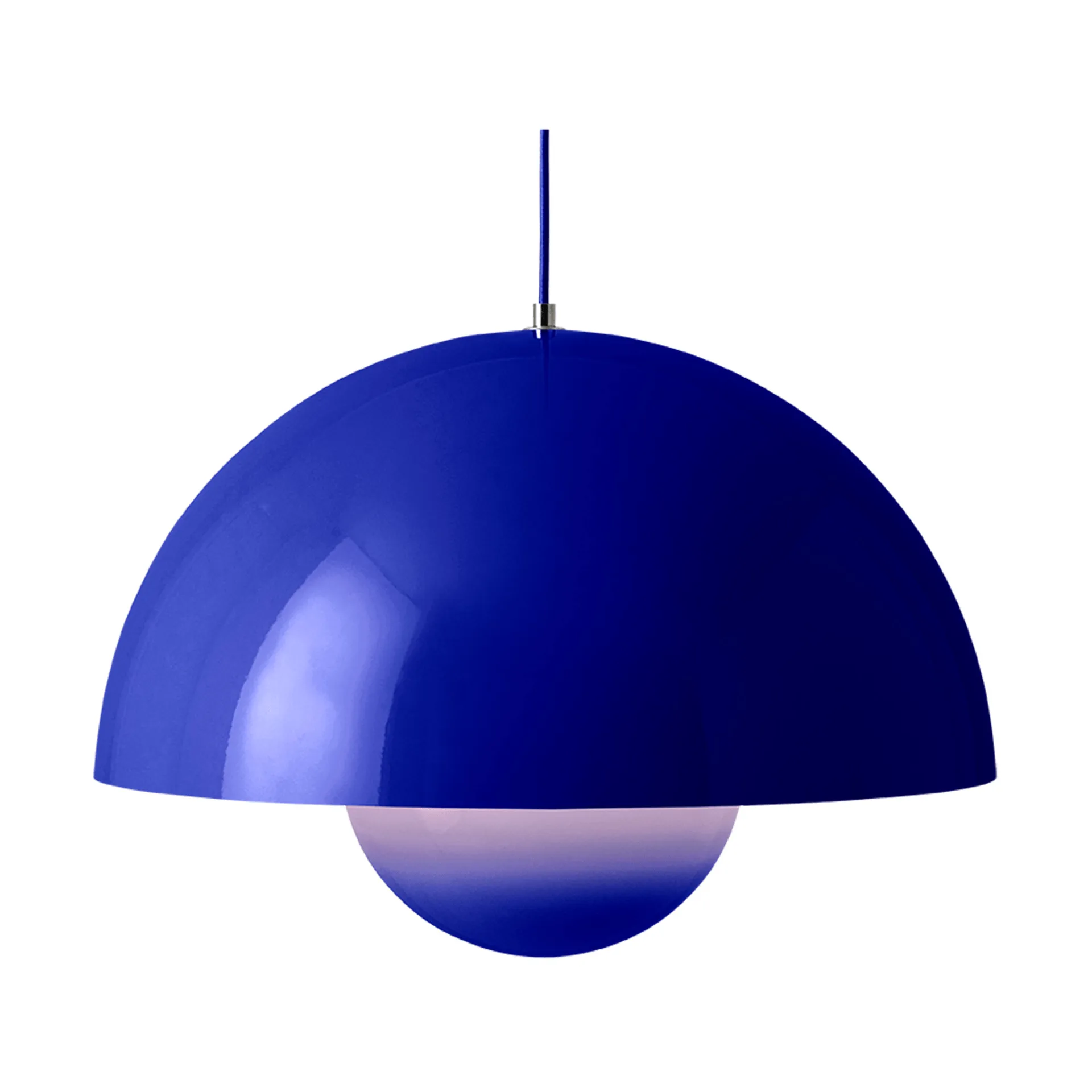 Flowerpot VP2 pendel stor, Cobalt blue &Tradition