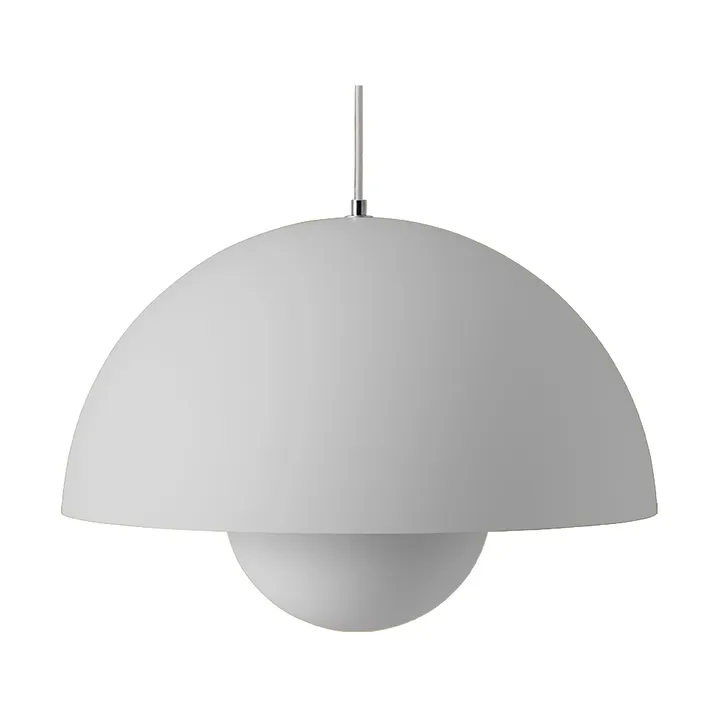 Flowerpot VP2 pendel stor - Mat light grey - &Tradition