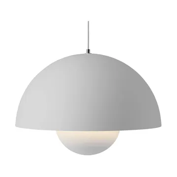 Flowerpot VP2 pendel stor - Mat light grey - &Tradition