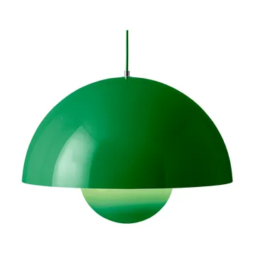 Flowerpot VP2 pendel stor - Signalgrøn - &Tradition