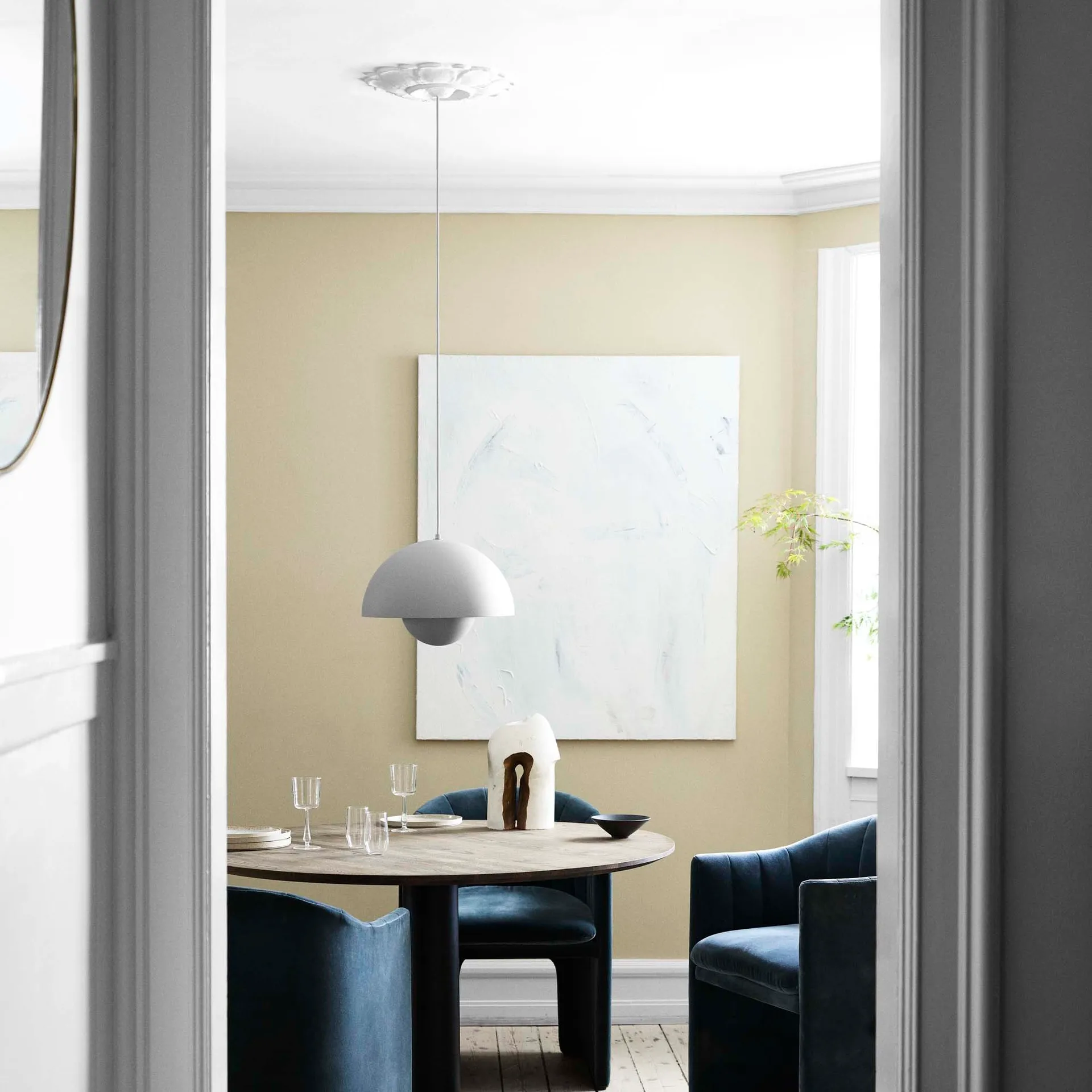 Flowerpot VP7 pendel, Mat lysegrå &Tradition