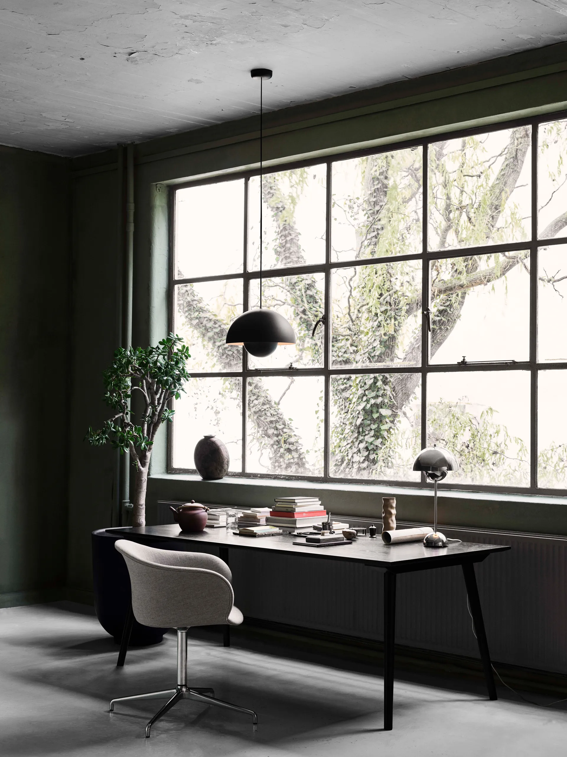 Flowerpot VP7 pendel, Mat sort &Tradition