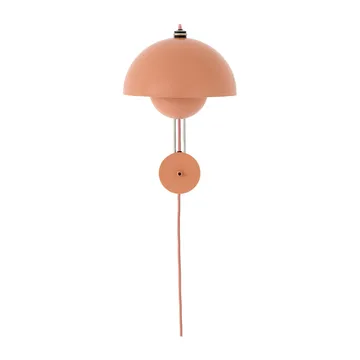 Flowerpot VP8 væglampe - Beige red - &Tradition