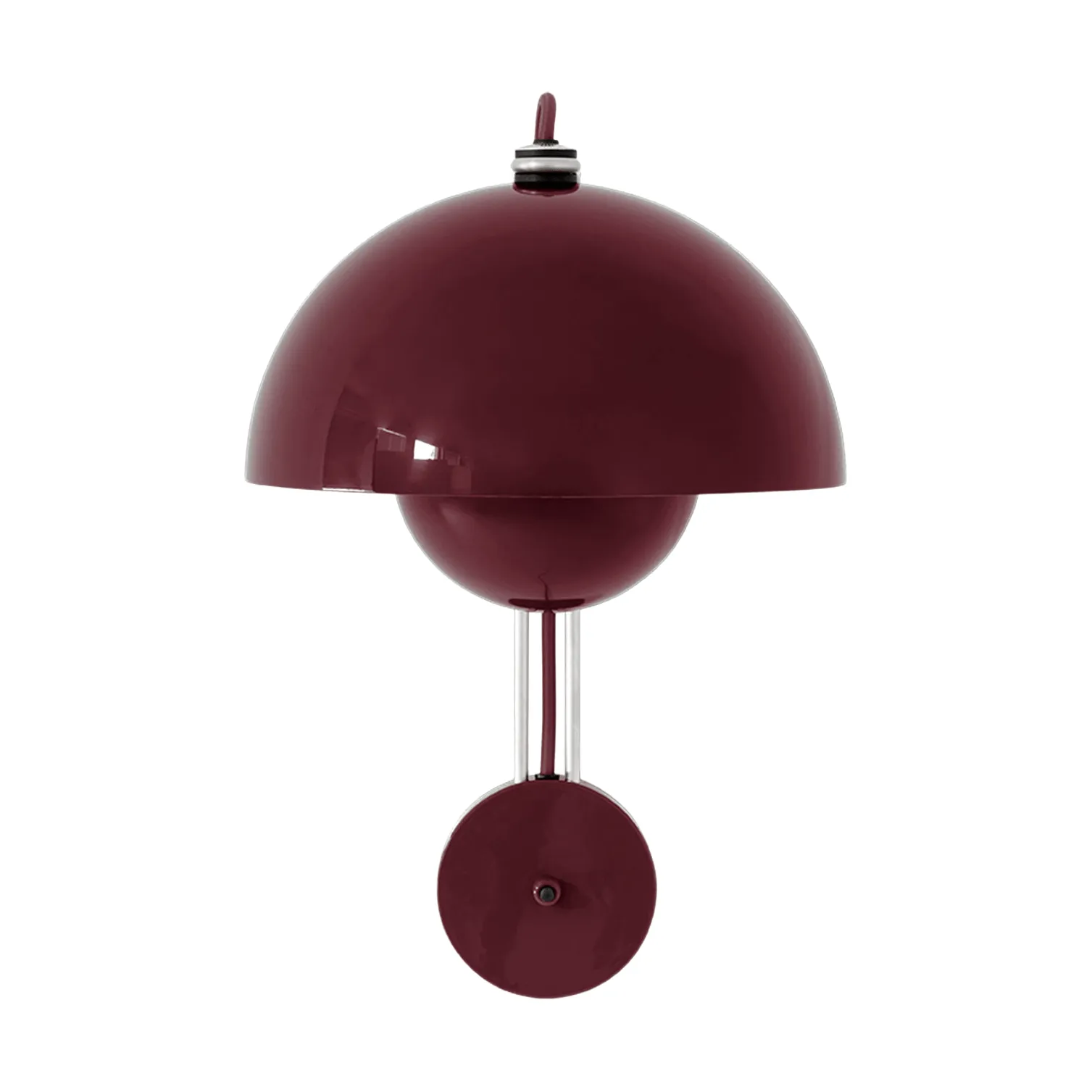 Flowerpot VP8 væglampe, Dark plum &Tradition