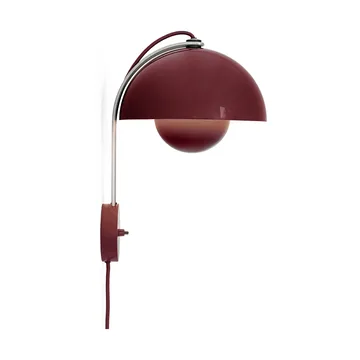 Flowerpot VP8 væglampe - Dark plum - &Tradition