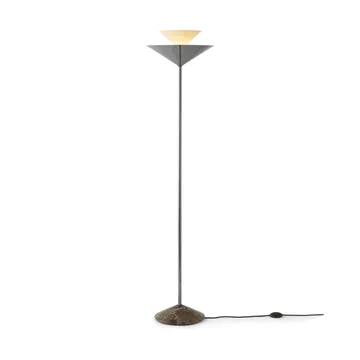 Gio LN 28 gulvlampe - Mørk krom, marmo - &Tradition