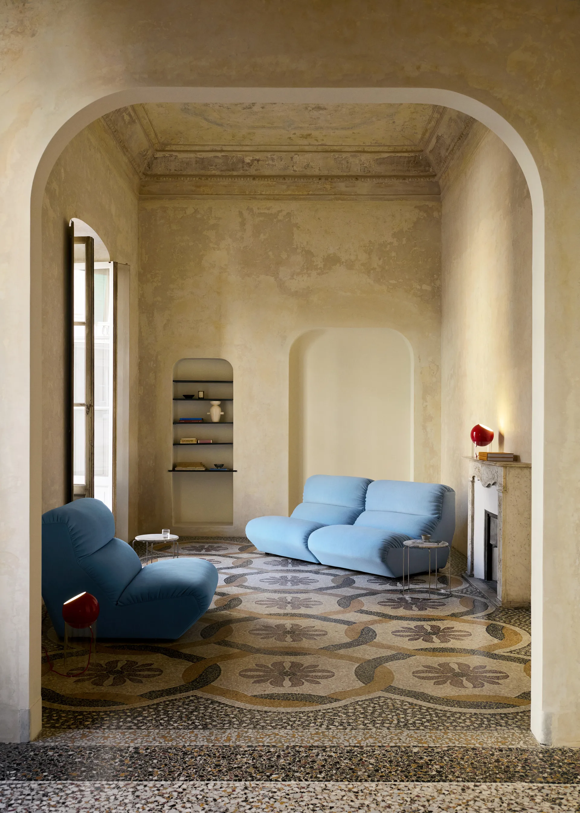 Hi Lo modulsofa konfiguration A Gentle 0733 &Tradition