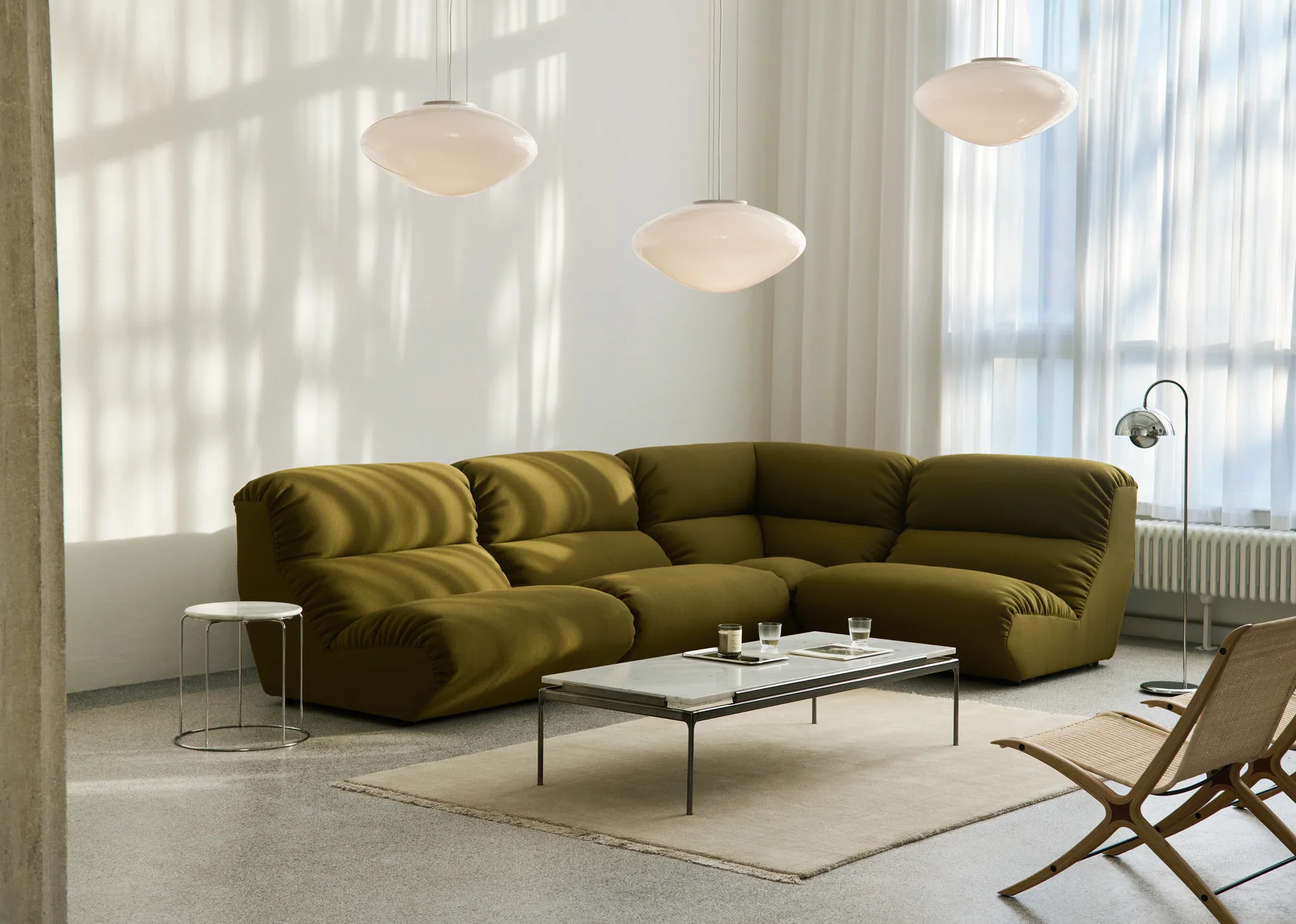 Hi Lo modulsofa konfiguration E Mylla 0971,  &Tradition