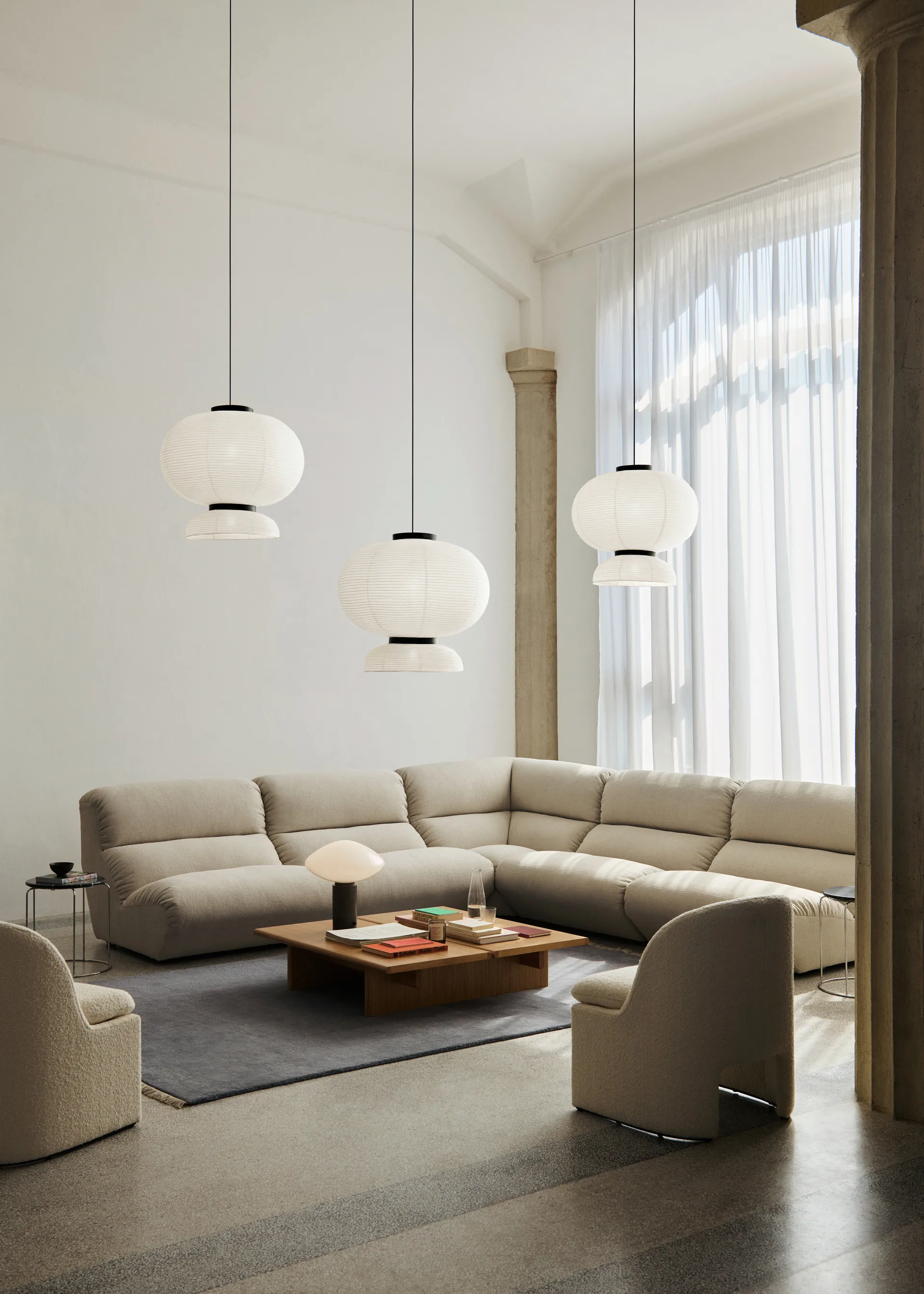 Hi Lo modulsofa konfiguration G Grain 61229,  &Tradition