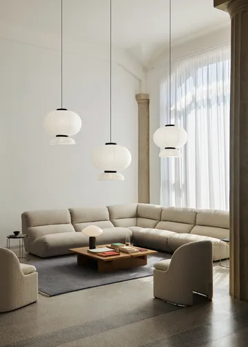 Hi Lo modulsofa konfiguration G Grain 61229 - &Tradition