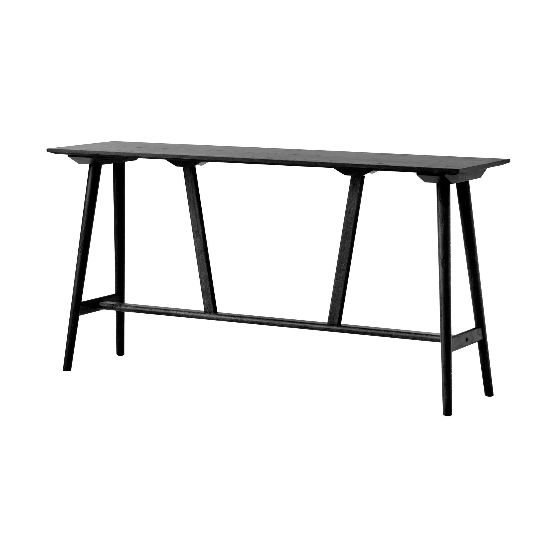 In Between SK25 Counter Table barbord 190x50x95 cm, Sortlakeret eg &Tradition