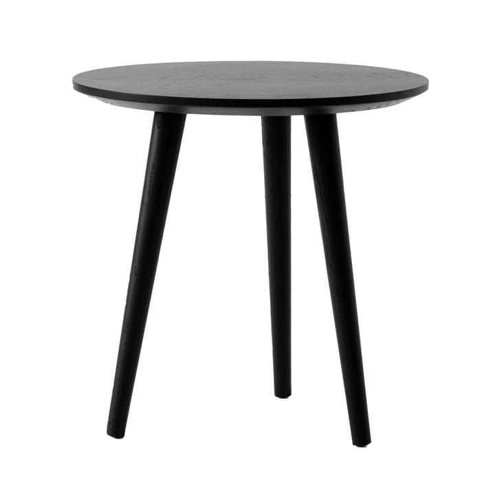 In Between sofabord SK13 Ø48 cm - Black lacquered oak - &Tradition