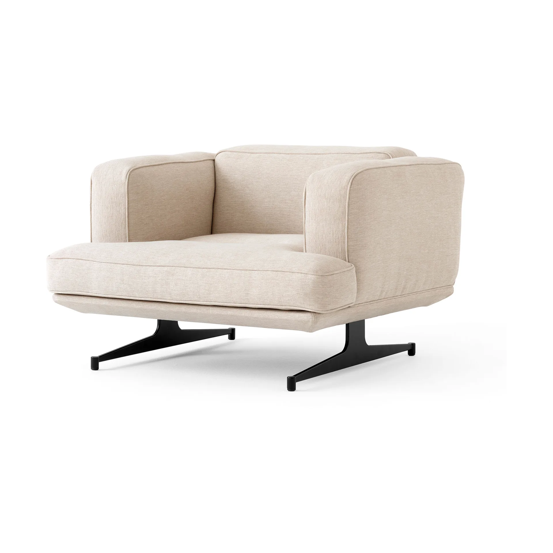 Inland AV21 lænestol, Clay 0011/Warm black &Tradition