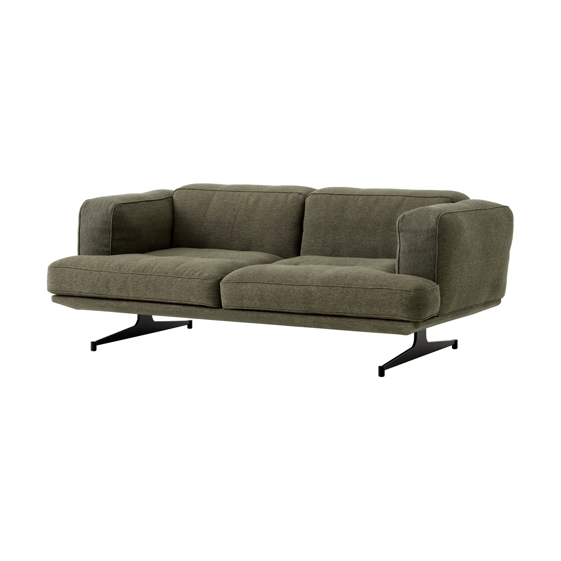 Inland AV22 2-personers sofa, Clay 0014/Warm black &Tradition