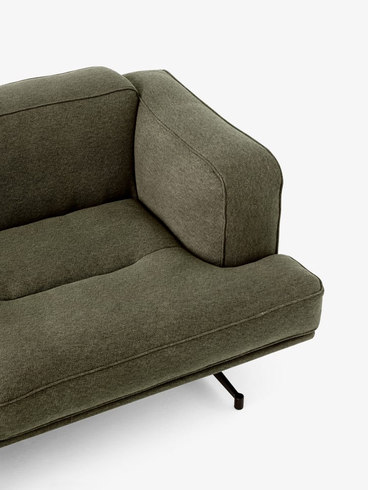 Inland AV23 3-personers sofa, Clay 0014/Warm black &Tradition