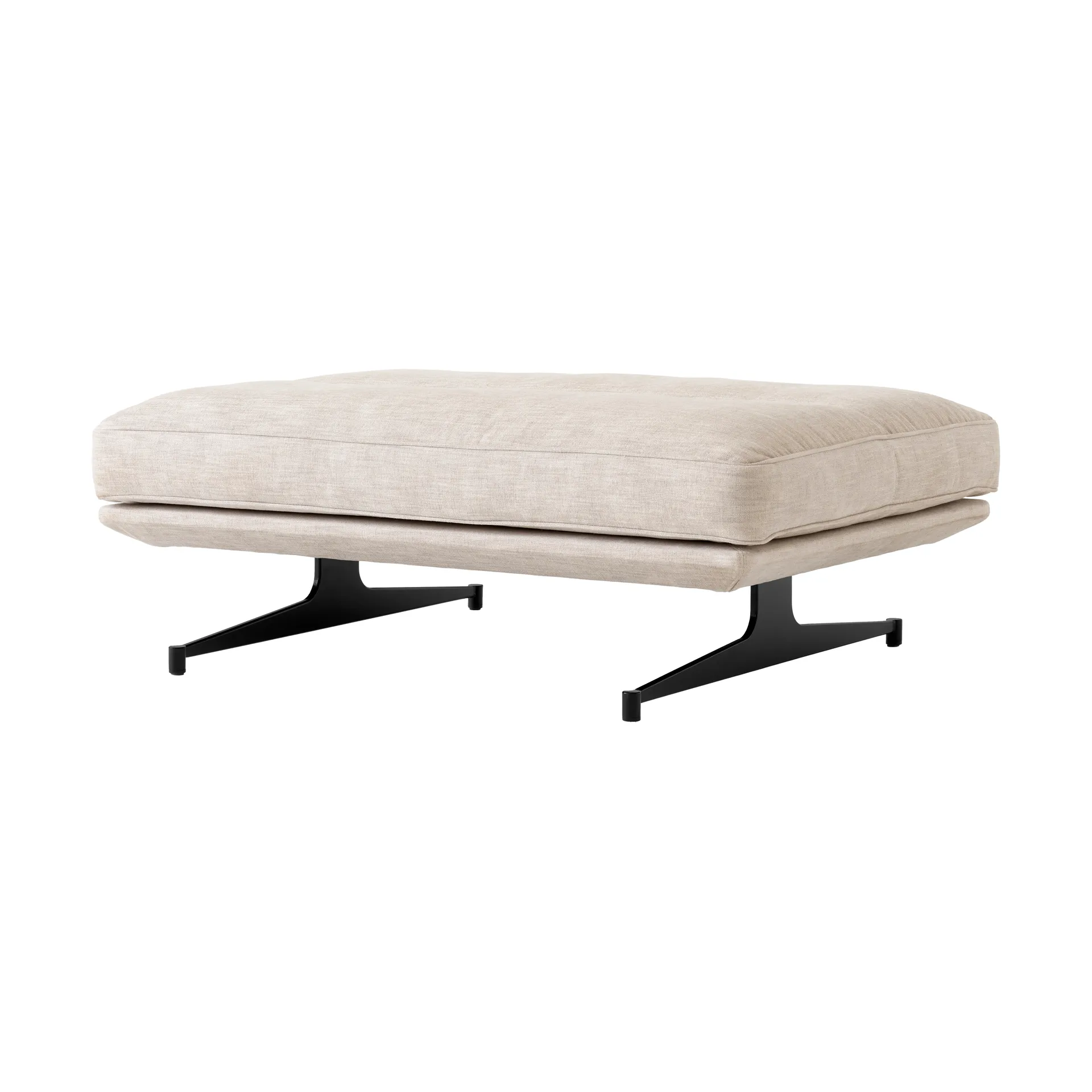 Inland AV32 puf 78x113 cm, Clay 0011/Warm black &Tradition