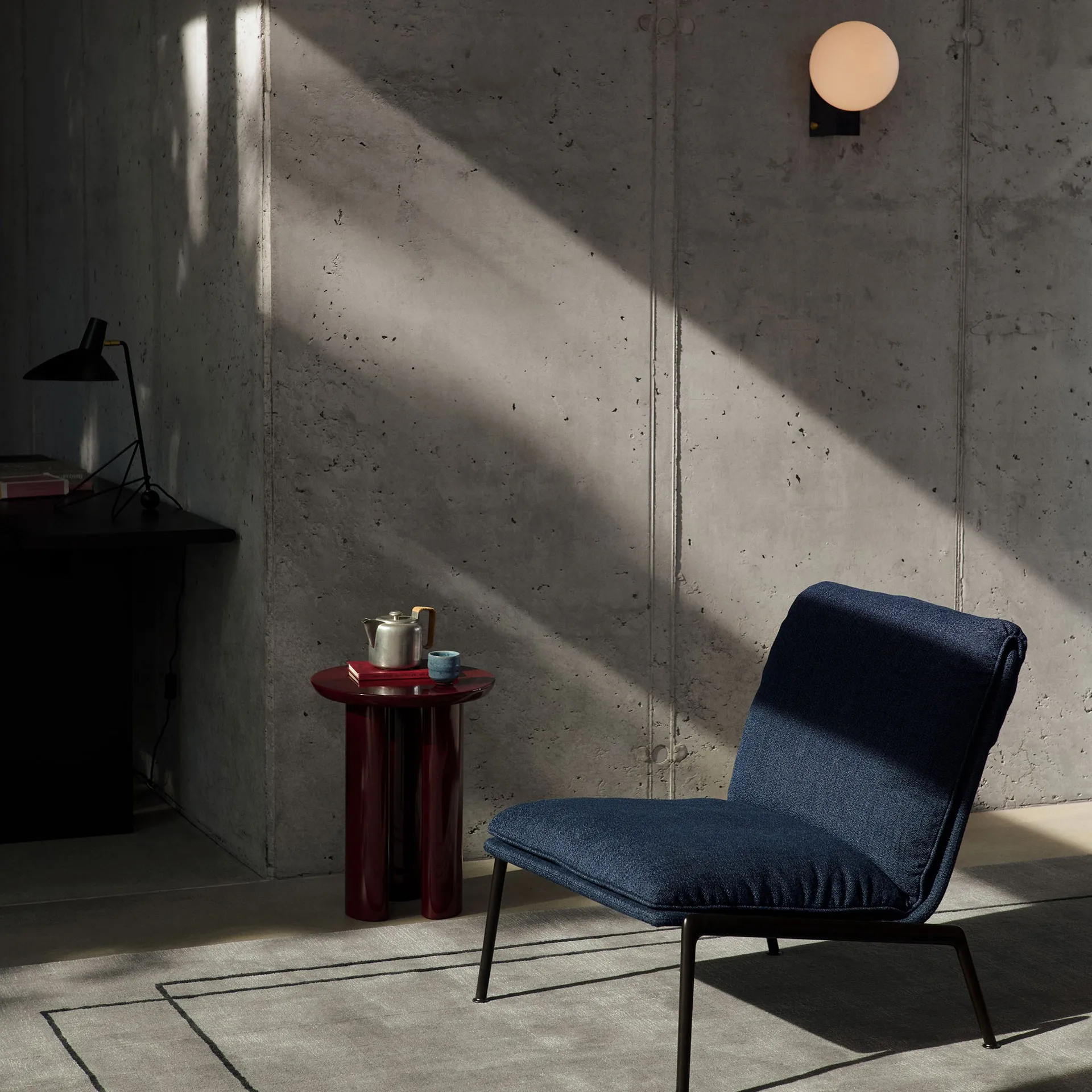 Journey SHY2 væglampe, Steel blue &Tradition