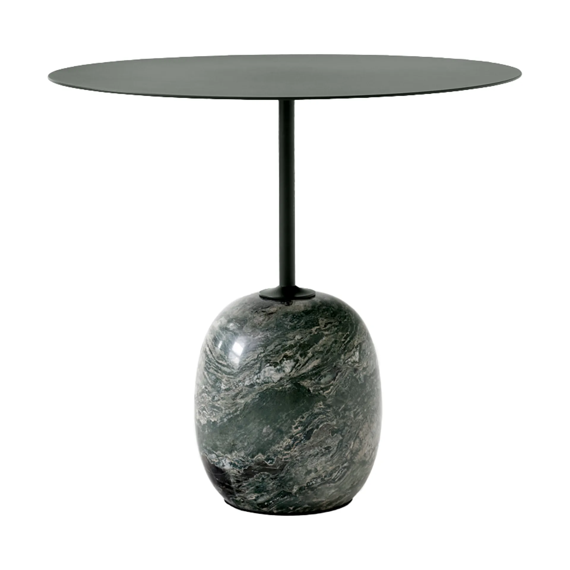 Lato LN9 sidebord, Deep Green-Verde Alpi Marble &Tradition