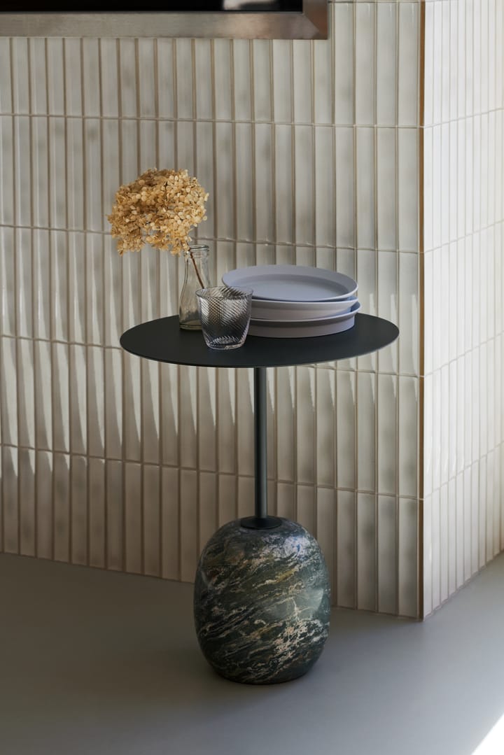 Lato LN9 sidebord, Deep Green-Verde Alpi Marble &Tradition