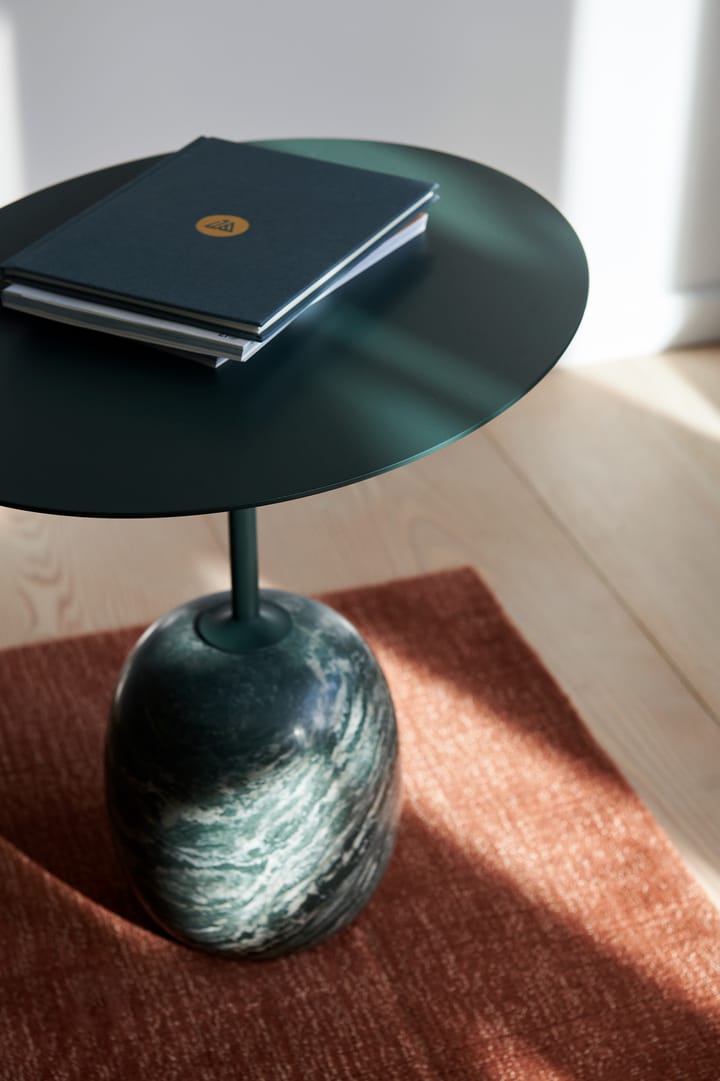 Lato LN9 sidebord, Deep Green-Verde Alpi Marble &Tradition