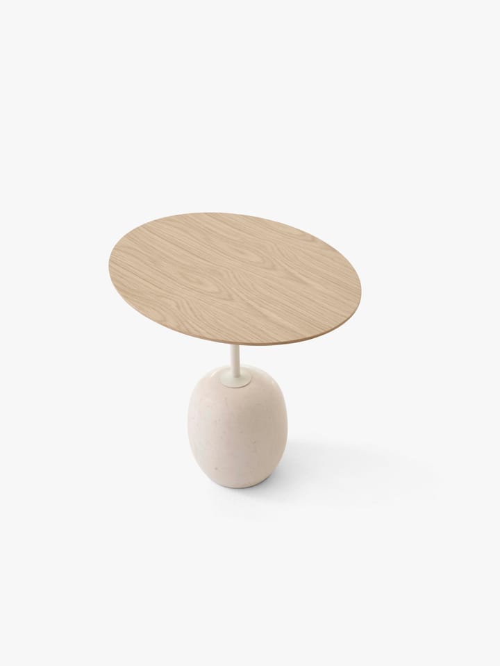 Lato LN9 sidebord, Oak-Crema diva marble &Tradition