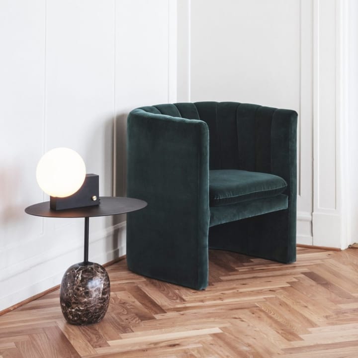 Lato LN9 sidebord, sort, emparador marmor &Tradition