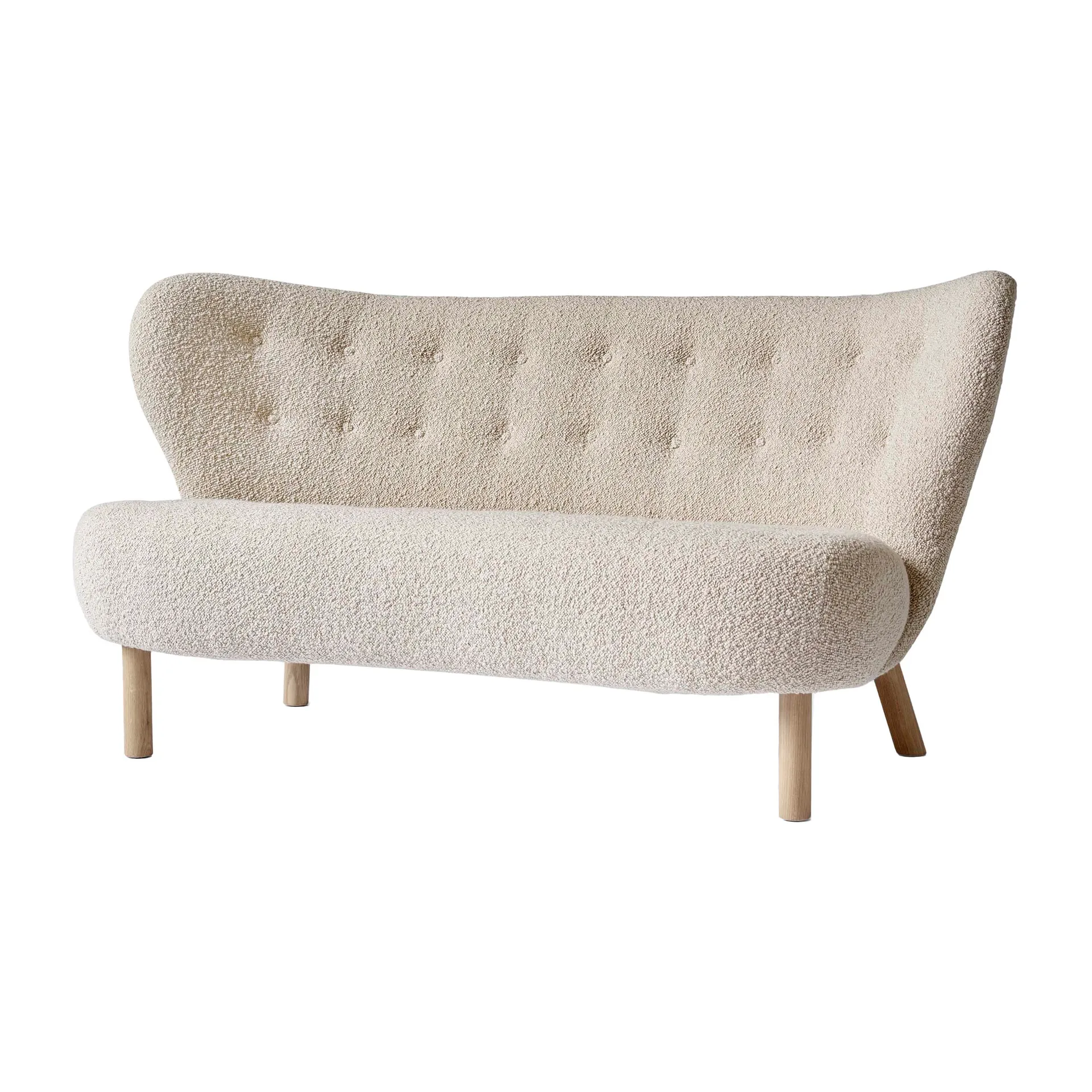 Little Petra VB2 sofa, Hvidolieret eg-Karakorum &Tradition