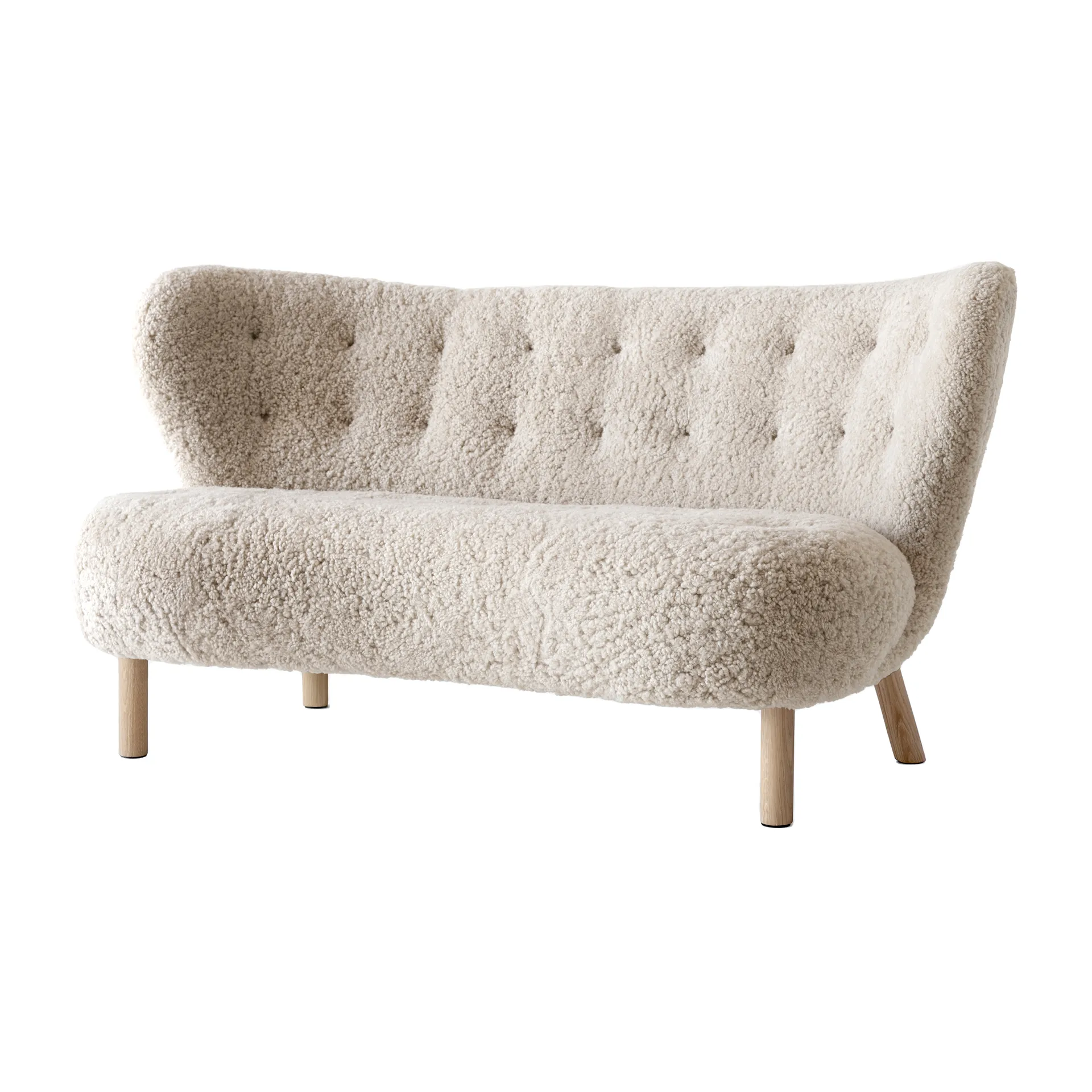 Little Petra VB2 sofa, Hvidolieret eg-Moonlight &Tradition