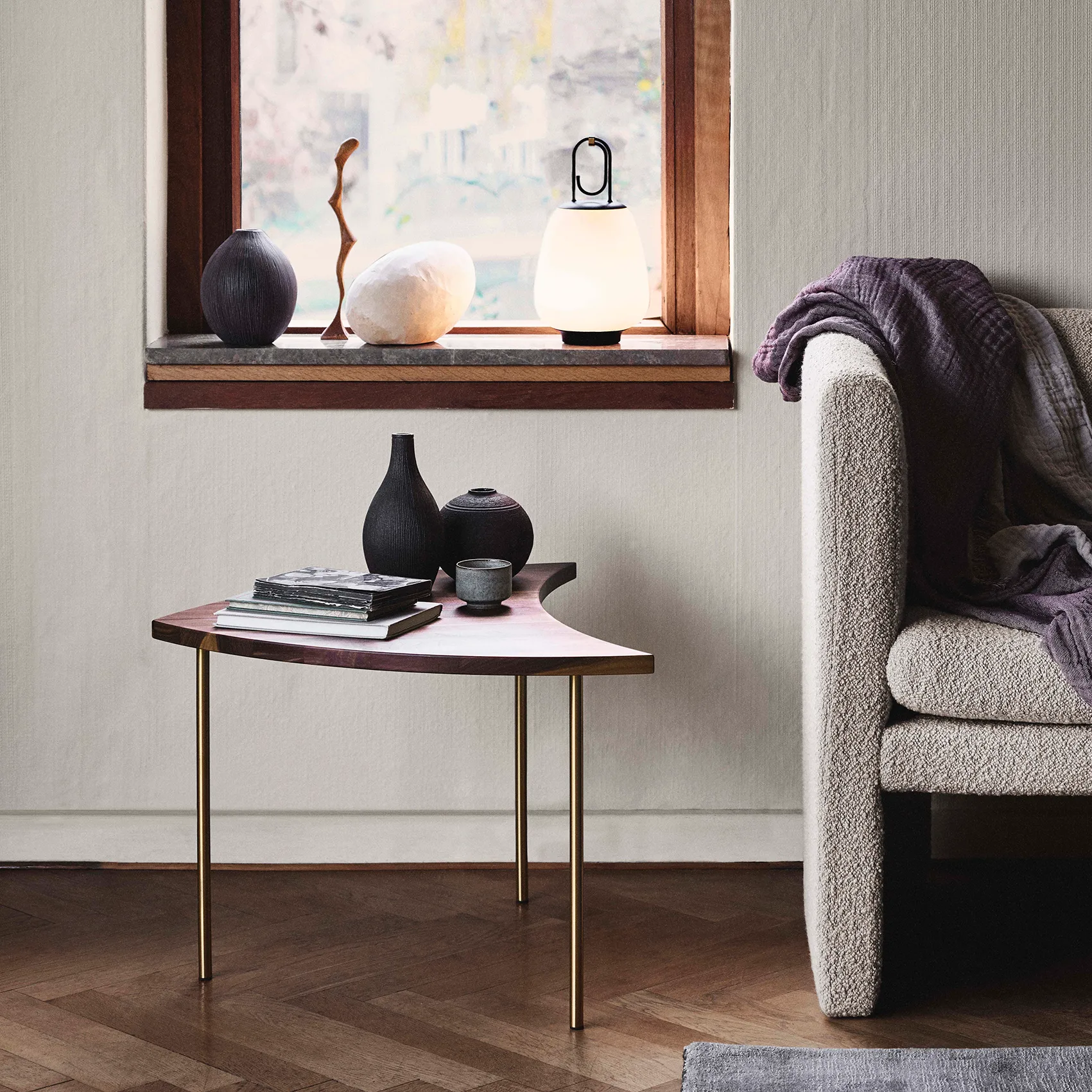 Lucca bordlampe SC51, Sort &Tradition