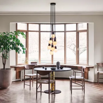 Mass Light NA6 pendel - sort marmor/hvid, nero marquina - &Tradition