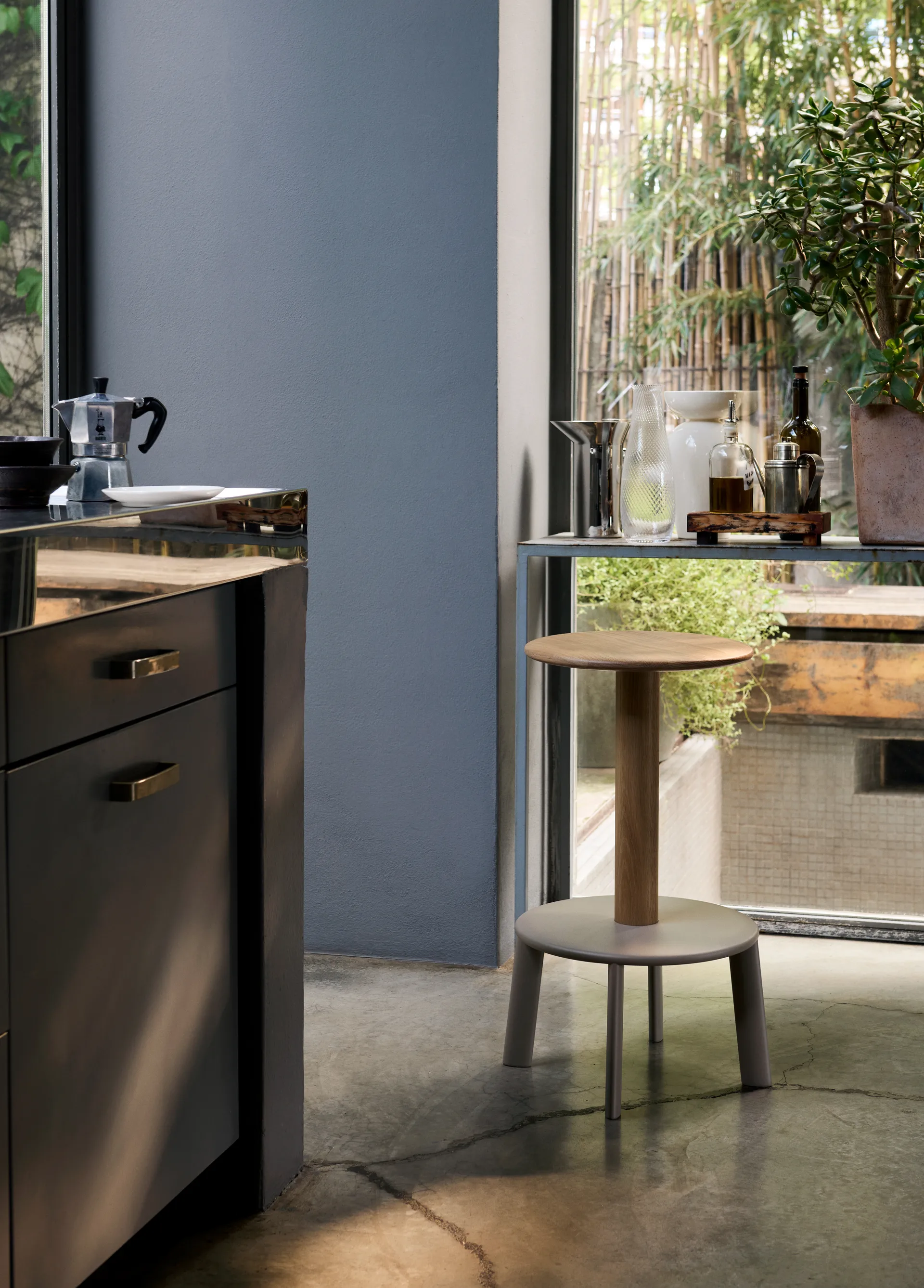 Massif AV39 barstol, Dark stained oak-warm &Tradition