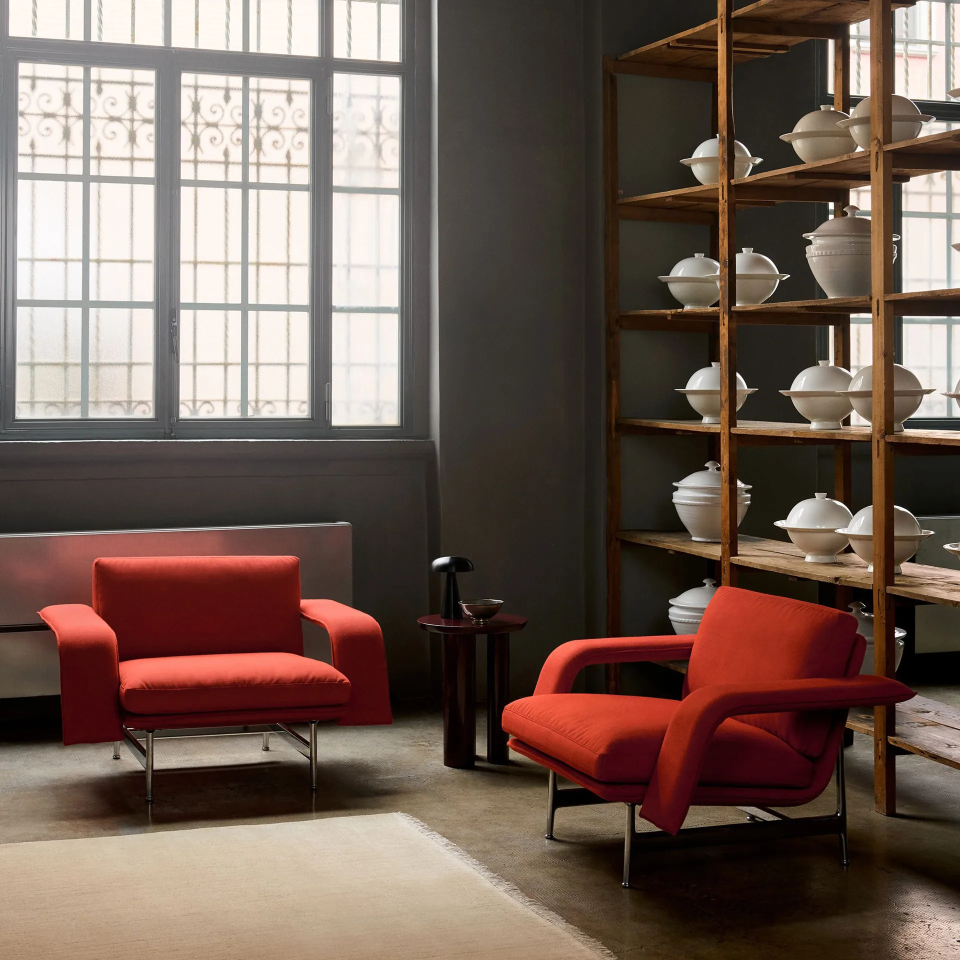 Meantime AV29 lounge stol, Pol. aluminium-Fiord 0571 &Tradition