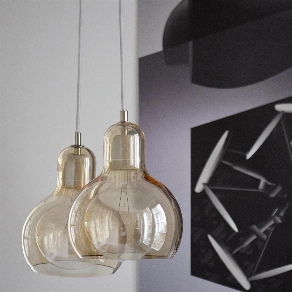 Mega Bulb Guld lampe, guld-glas &Tradition