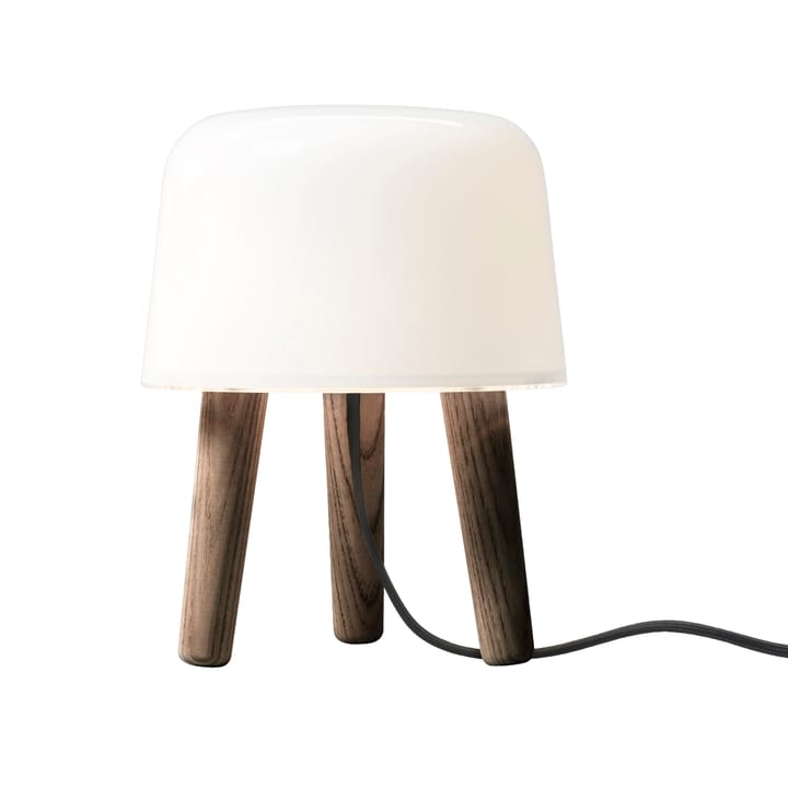 Milk bordlampe, sort ledning-ben i ask &Tradition