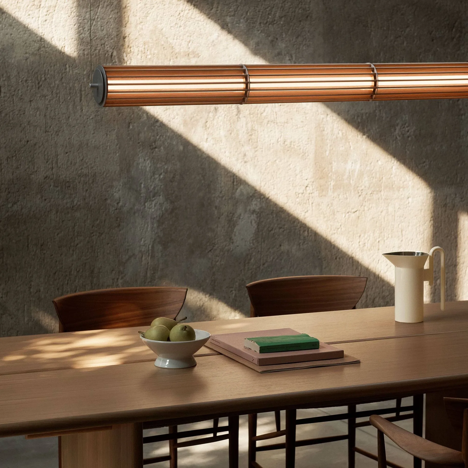 Numbra TY1 pendel lampe, Lakeret eg-trumlet aluminium &Tradition