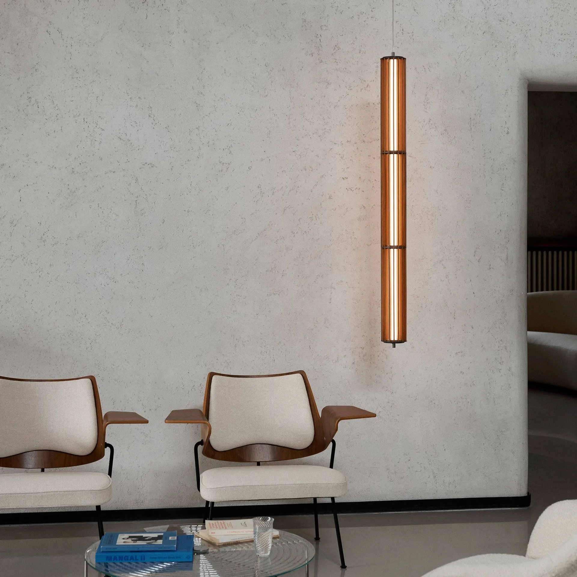 Numbra TY1 pendel lampe, Lakeret eg-trumlet aluminium &Tradition