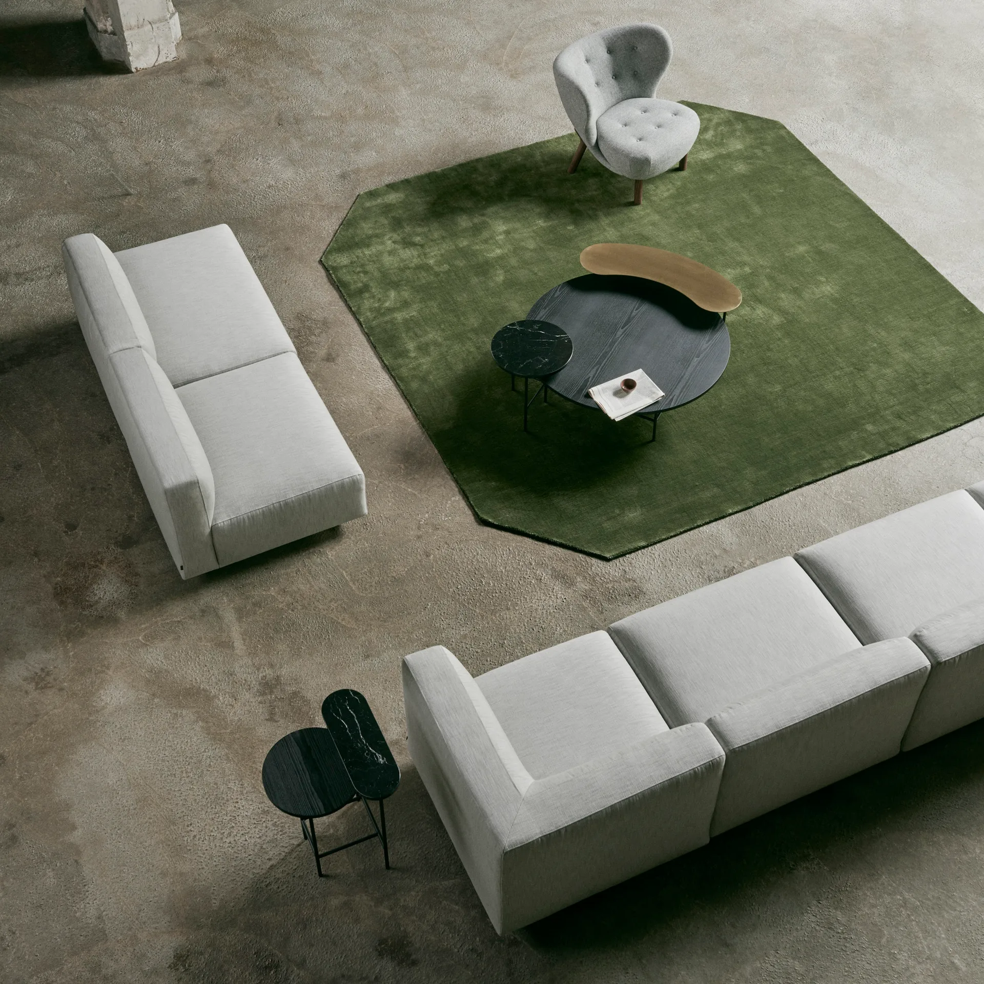 Palette sofabord JH25, Sort/Sort &Tradition