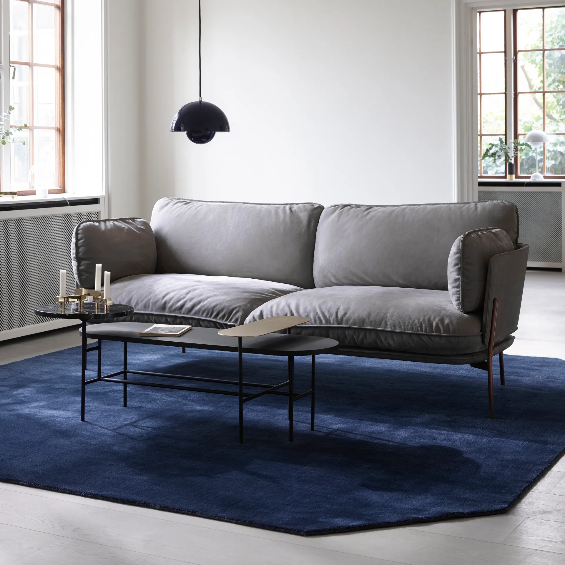 Palette sofabord JH7, sort &Tradition