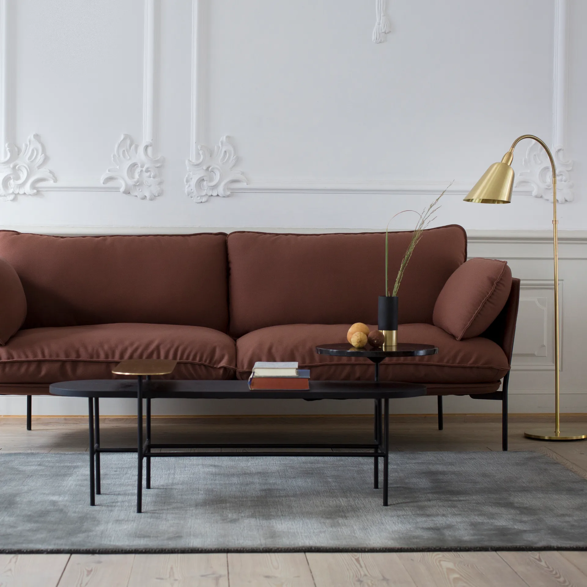 Palette sofabord JH7, sort &Tradition