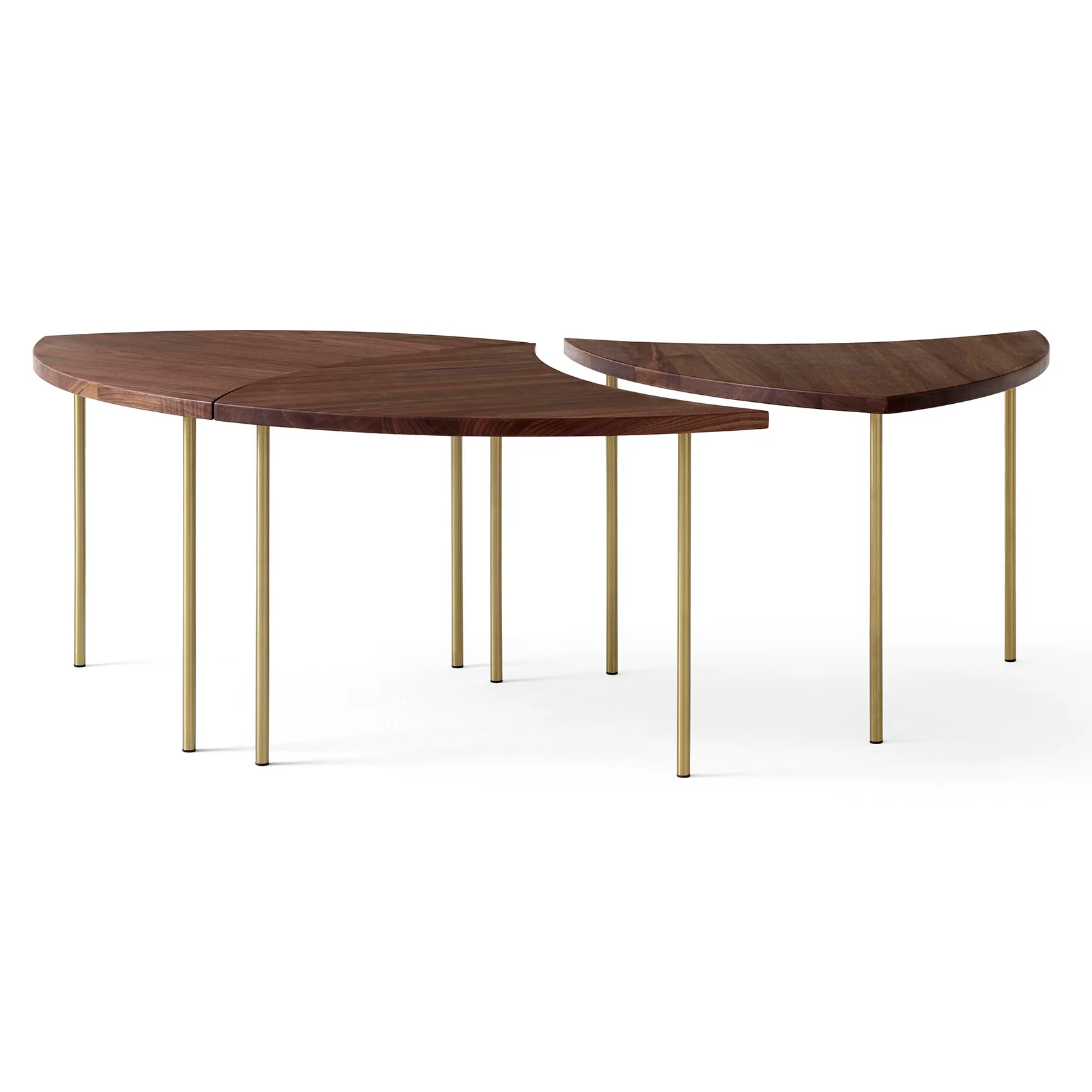 Pinwheel sidebord HM7, Valnød &Tradition